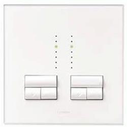 Lutron, Dimmer, Pushbutton, White Finish
