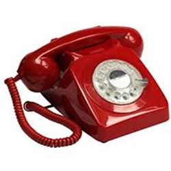 Red Plastic Telephone